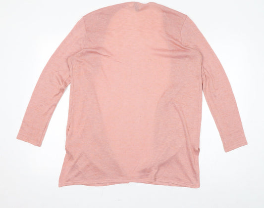 Womens UK Size M Divided by H&M Pink Cape Jumper
