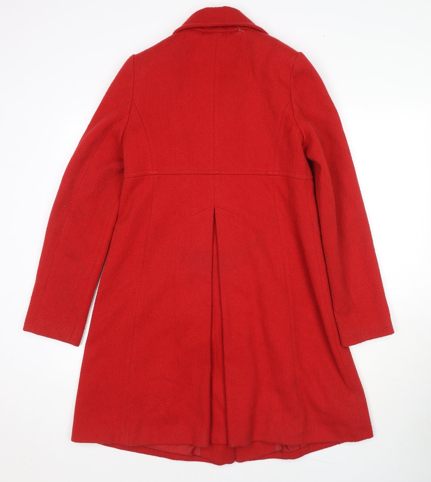 Womens UK Size 8 Dorothy Perkins Red Overcoat