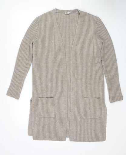 Womens UK Size 10 Marks and Spencer Beige Cardigan Jumper