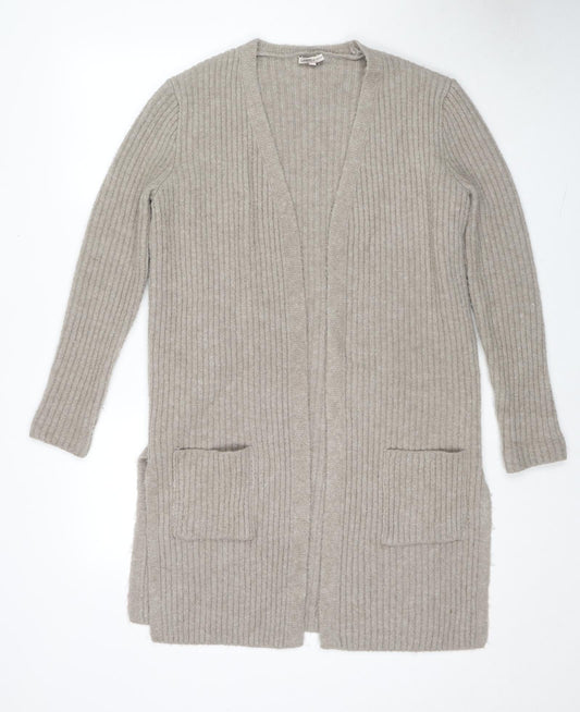 Womens UK Size 10 Marks and Spencer Beige Cardigan Jumper