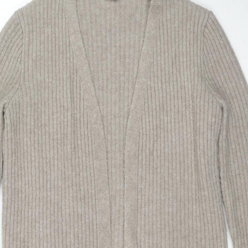 Womens UK Size 10 Marks and Spencer Beige Cardigan Jumper