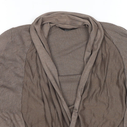Womens UK Size 14 Marks and Spencer Brown Cardigan Jumper