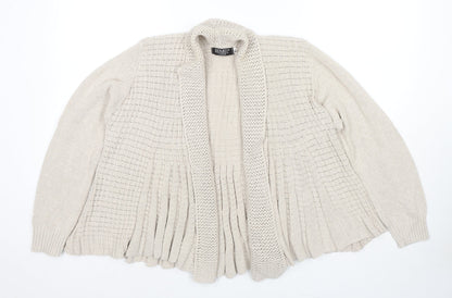 Womens UK Size M Remel London Beige Cardigan Jumper