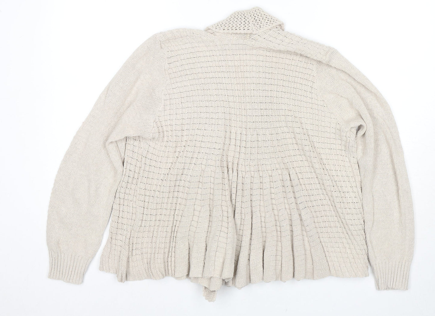 Womens UK Size M Remel London Beige Cardigan Jumper