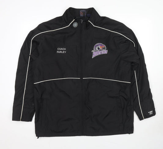 Mens UK Size L Warrior Black Jacket