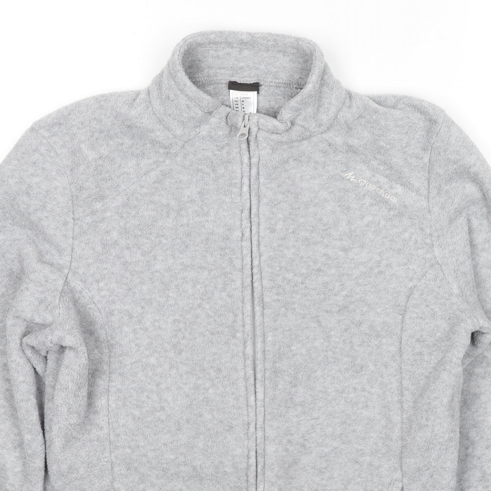 DECATHLON Womens Grey Jacket Size M Zip