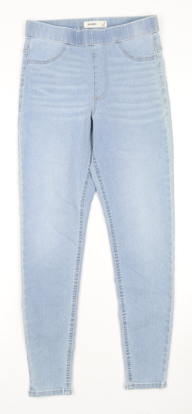 Womens UK Size 8 Marks and Spencer Regular Fit Jegging Blue Jeans