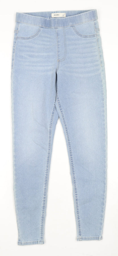 Womens UK Size 8 Marks and Spencer Regular Fit Jegging Blue Jeans