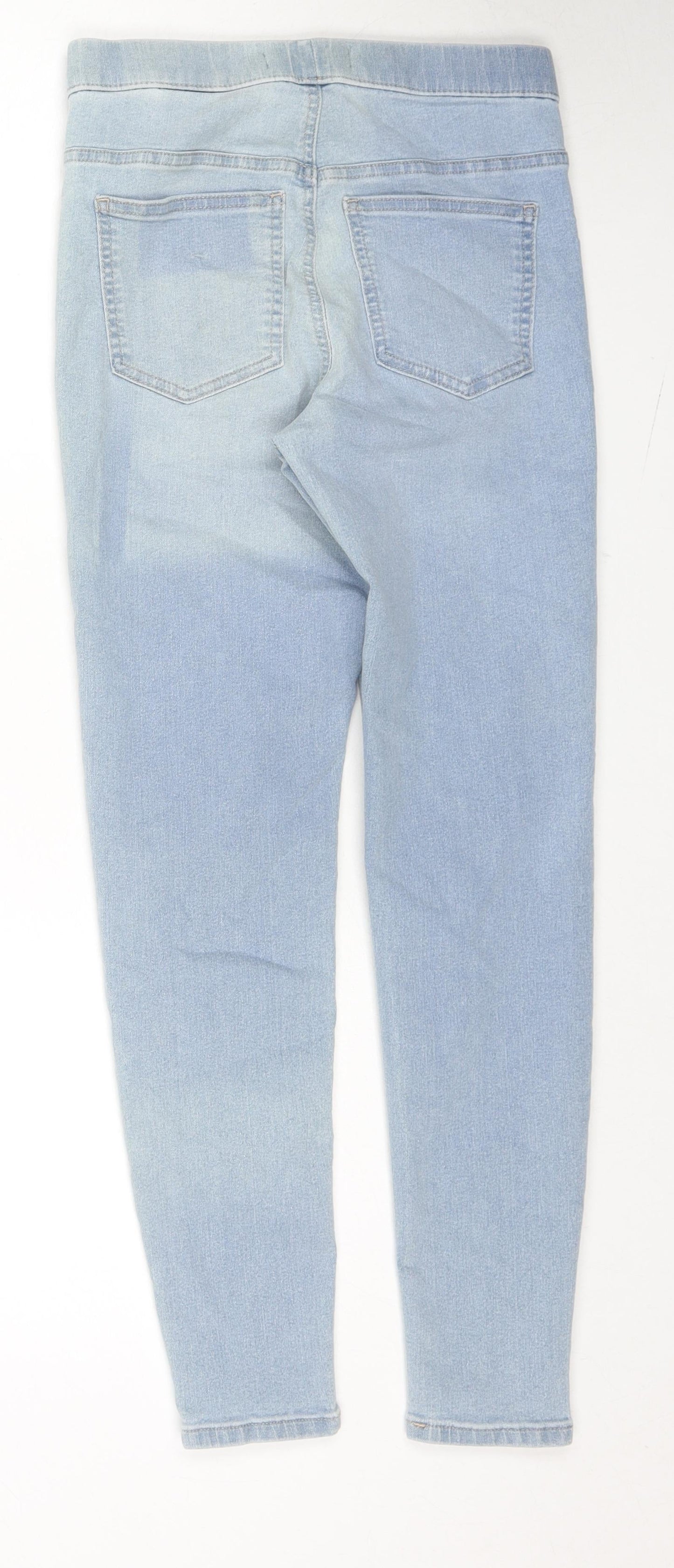 Womens UK Size 8 Marks and Spencer Regular Fit Jegging Blue Jeans