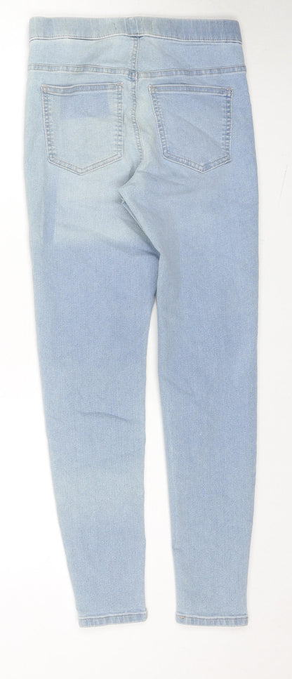 Womens UK Size 8 Marks and Spencer Regular Fit Jegging Blue Jeans