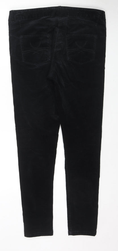 Womens UK Size 34 in Marks and Spencer Regular Fit  Black Trousers