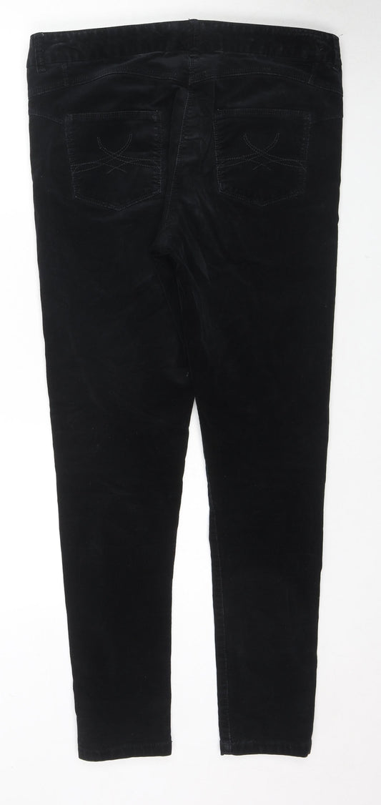 Womens UK Size 34 in Marks and Spencer Regular Fit  Black Trousers