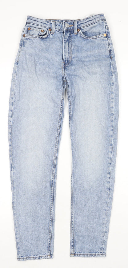 Womens UK Size 24 in Weekday Regular Fit Skinny Blue Jeans