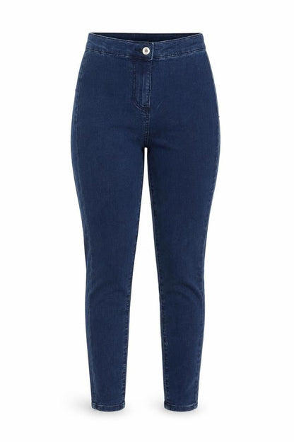 Collusion Womens Blue Cotton Skinny Jeans Size 24 in L28 in Regular Zip