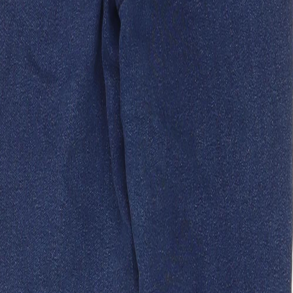 COLLUSION Womens Blue Cotton Skinny Jeans Size 24 in L28 in Regular Zip