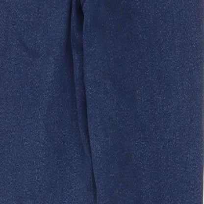 COLLUSION Womens Blue Cotton Skinny Jeans Size 24 in L28 in Regular Zip