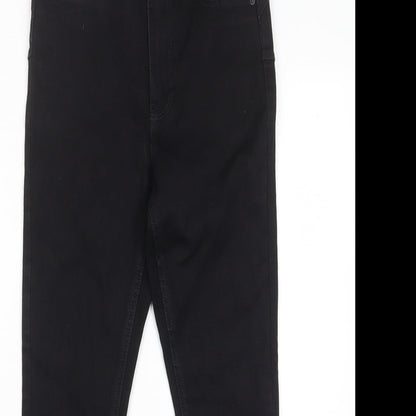 New Look Womens Black Cotton Skinny Jeans Size 10 L25 in Regular Zip - Pockets