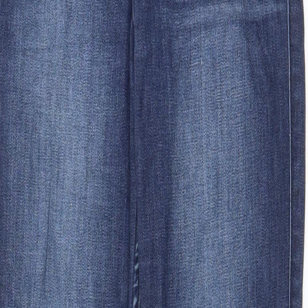 Hollister Womens Blue Cotton Skinny Jeans Size 28 in L31 in Regular Zip - Pockets