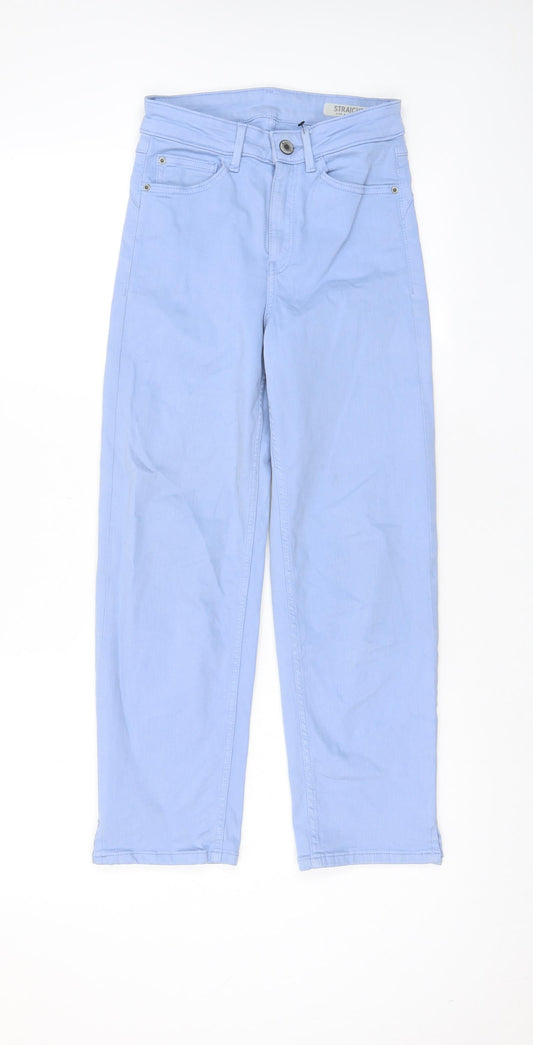 Womens UK Size 6 Marks and Spencer Regular Fit Straight Blue Jeans