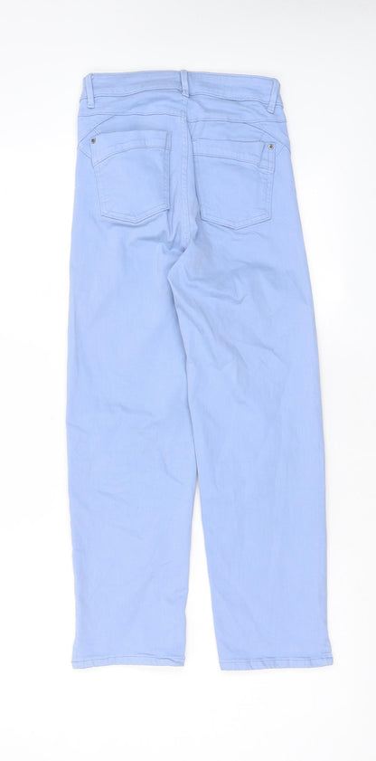 Womens UK Size 6 Marks and Spencer Regular Fit Straight Blue Jeans