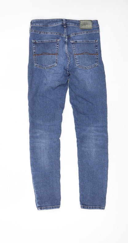 Womens UK Size 27 in Jack Wills Regular Fit Skinny Blue Jeans