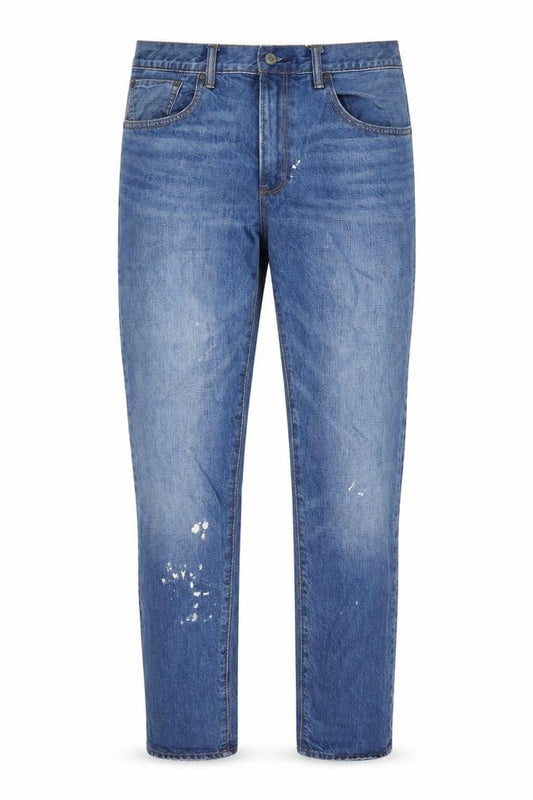 Mens UK Size 34 in Gap Regular Fit Tapered Blue Jeans