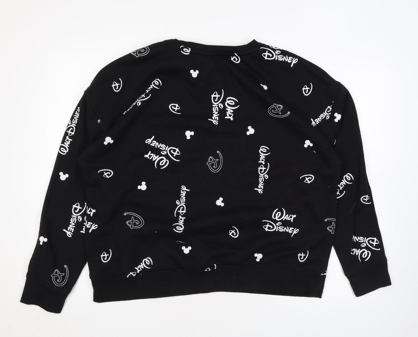 Womens UK Size L Disney Black Pullover Sweatshirt