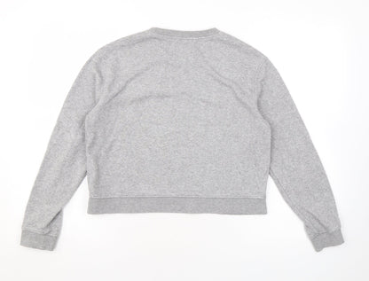 Womens UK Size XS Pull&Bear Grey Pullover Sweatshirt