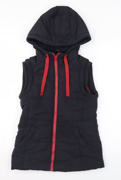 Womens UK Size 8 New Look Blue Gilet