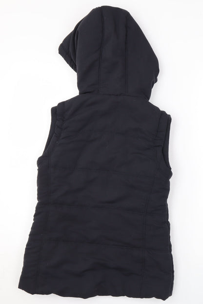 Womens UK Size 8 New Look Blue Gilet