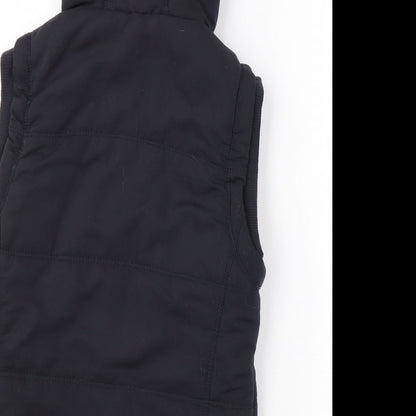 Womens UK Size 8 New Look Blue Gilet