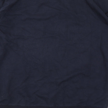 Topman Mens Blue Cotton Pullover Sweatshirt Size L