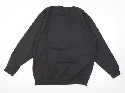 PRETTYLITTLETHING Womens Grey Cotton Pullover Sweatshirt Size S Pullover - Columbia University