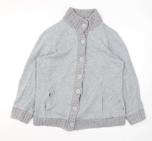 Womens UK Size 18 Damart Grey Cape Jumper