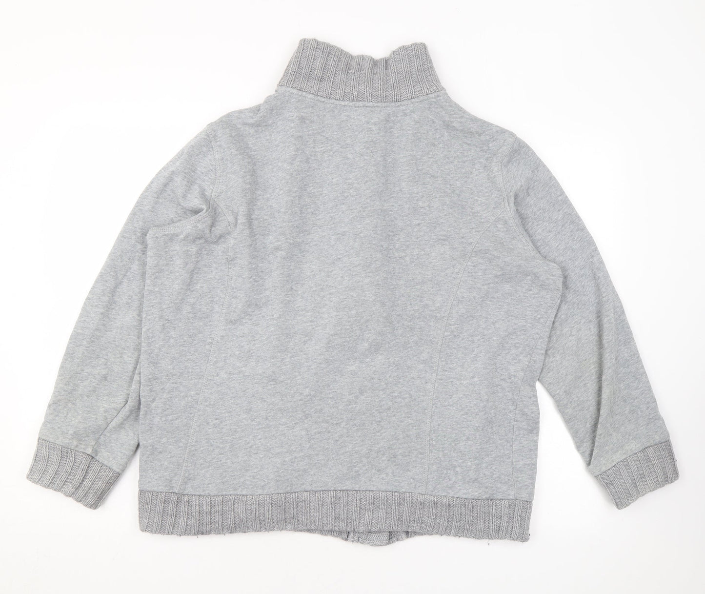Womens UK Size 18 Damart Grey Cape Jumper