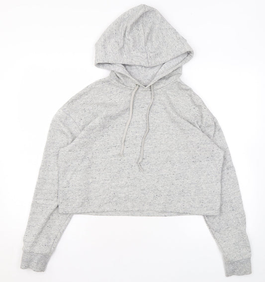 Womens UK Size M Divided by H&M Grey Pullover Hoodie