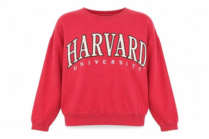 Harvard Womens Pink Cotton Pullover Sweatshirt Size 20 Pullover
