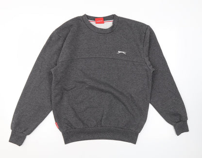 Mens UK Size S Slazenger Grey Pullover Sweatshirt