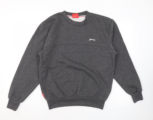 Mens UK Size S Slazenger Grey Pullover Sweatshirt