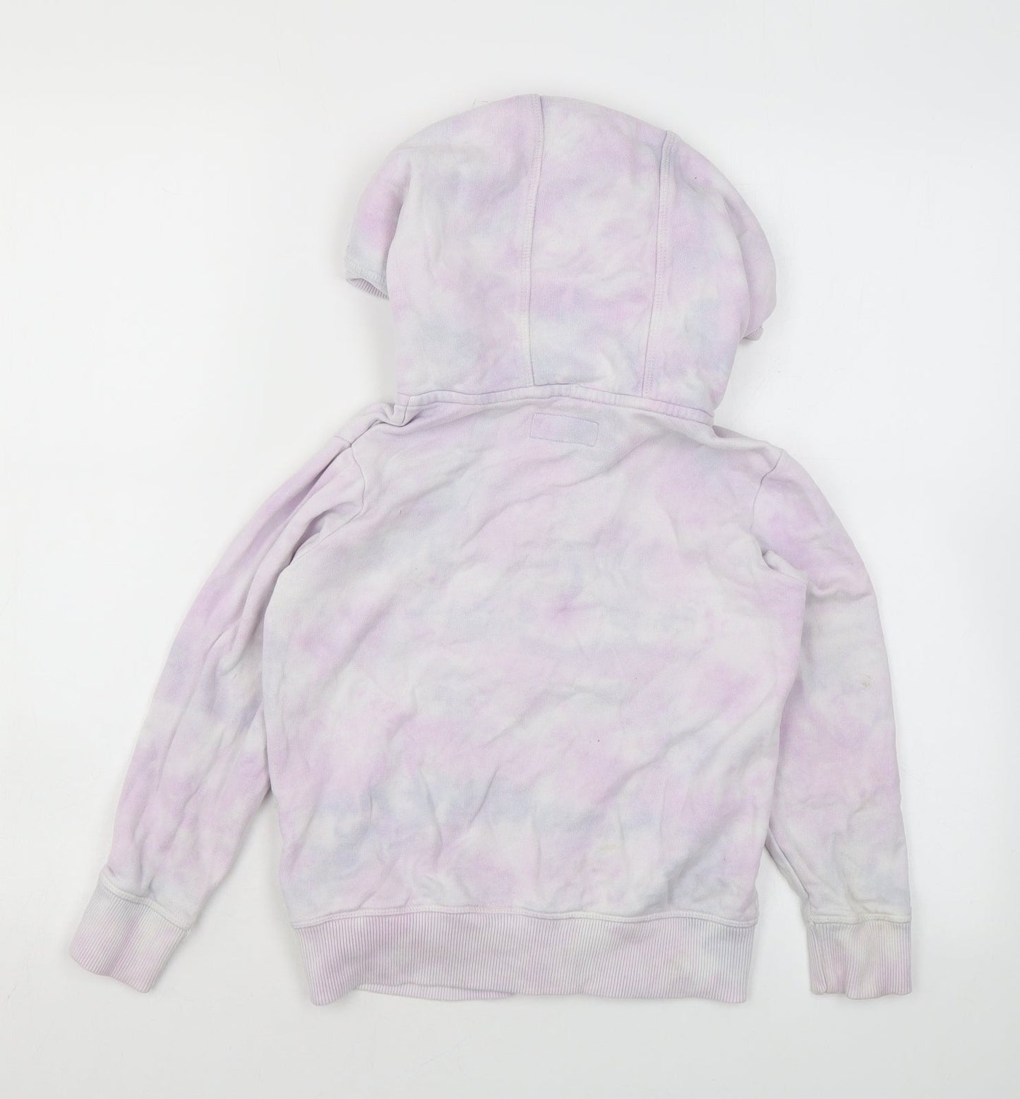 NEXT Girls Pink Cotton Full Zip Hoodie Size 6 Years Zip