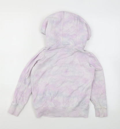 NEXT Girls Pink Cotton Full Zip Hoodie Size 6 Years Zip
