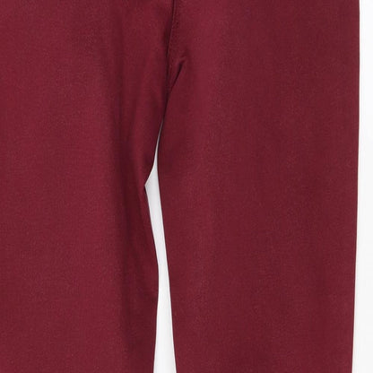Roman Womens Red Cotton Skinny Jeans Size 10 L28 in Regular Zip