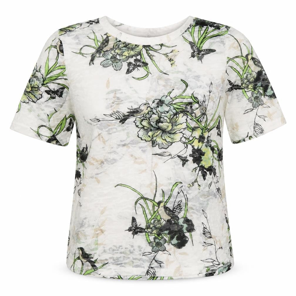 Womens UK Size 10 Dorothy Perkins Ivory Basic T-Shirt