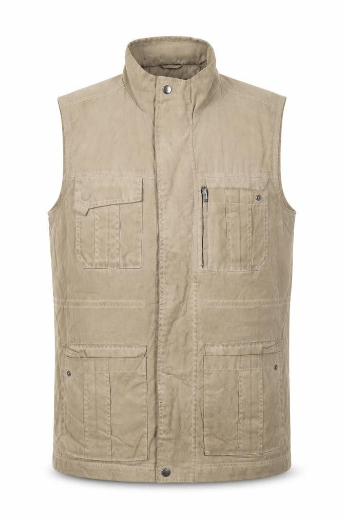 Mens UK Size 38 Gurteen Beige Gilet