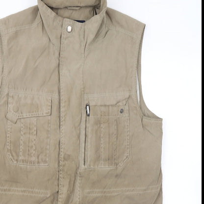 Mens UK Size 38 Gurteen Beige Gilet