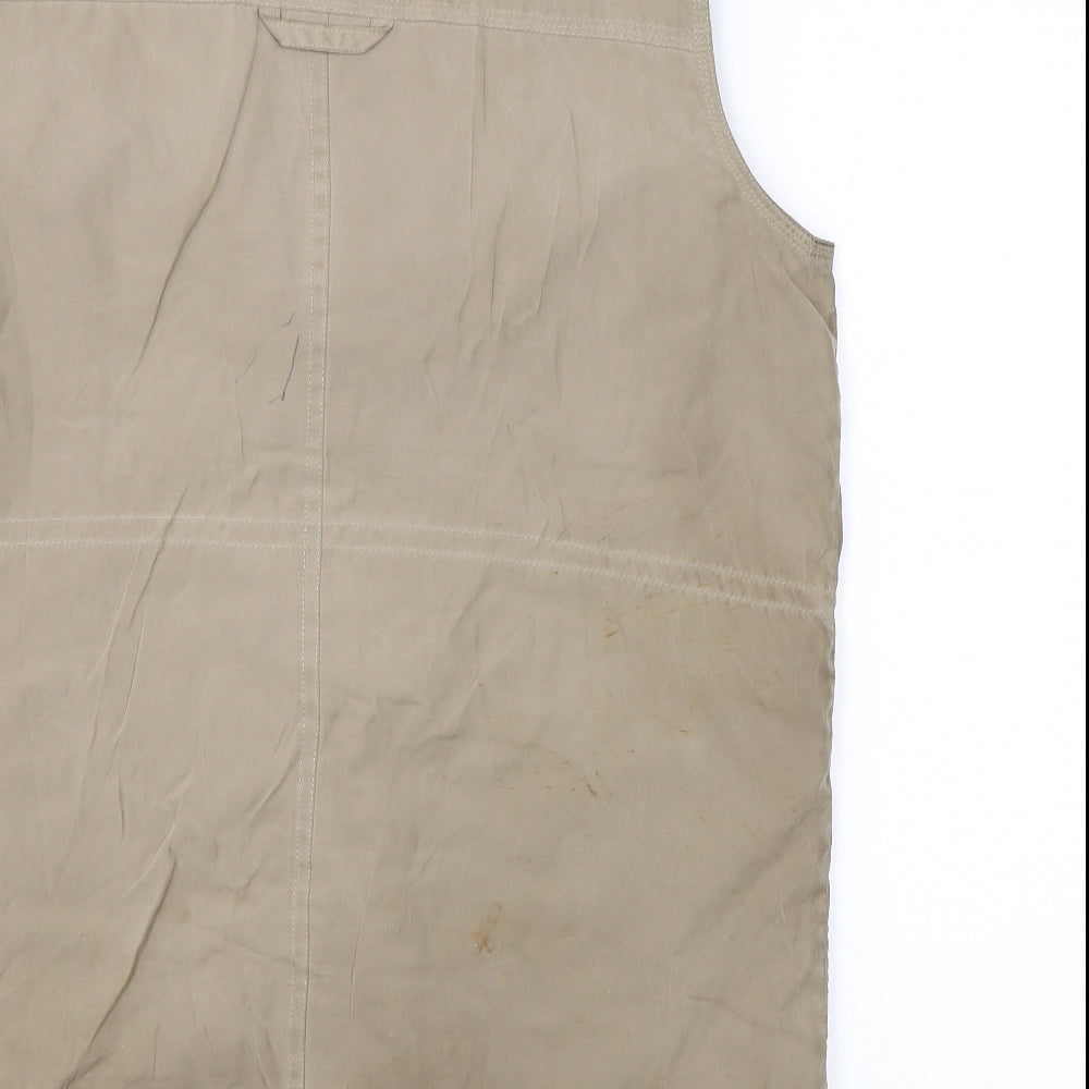 Mens UK Size 38 Gurteen Beige Gilet