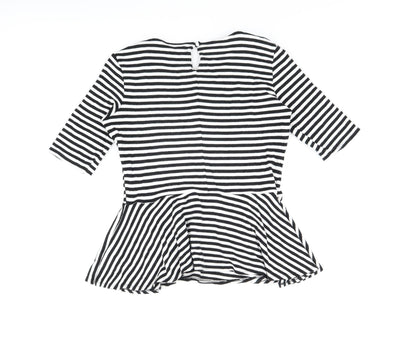 Womens UK Size 14 Limited Collection White Basic T-Shirt