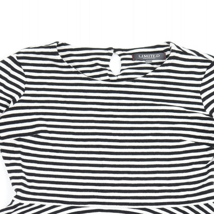 Womens UK Size 14 Limited Collection White Basic T-Shirt