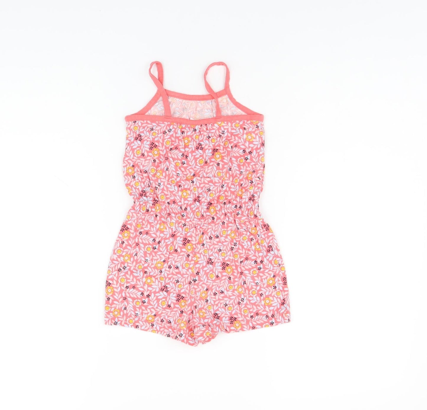 Gap Girls Pink Flecked Cotton Playsuit One-Piece Size 2 Years Pullover
