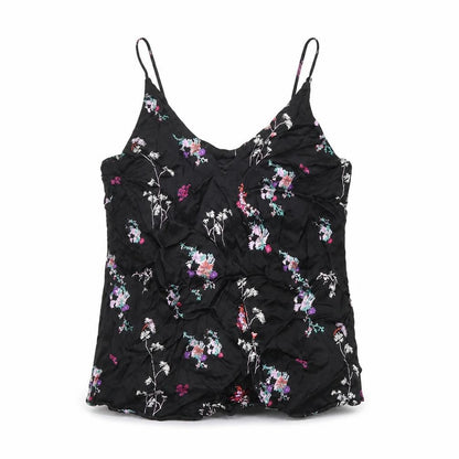 Womens UK Size 6 H&M Black Camisole T-Shirt
